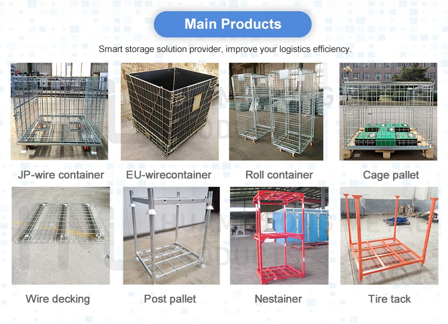 Hot Dipped Galvanized Metal Wire Mesh Decking Panel for Rack