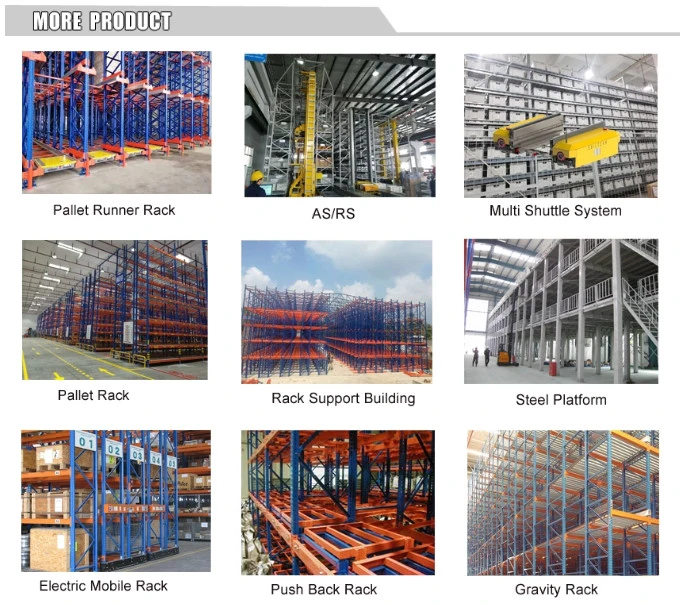 China Factory 3 Tons Heavy Duty Very Narrow Aisle Storage Stacking Rack System Steel Pallet Rack
