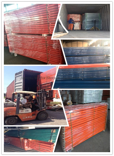 Heavy Duty Metal Push Back Pallet Racking for Warehouse Storage