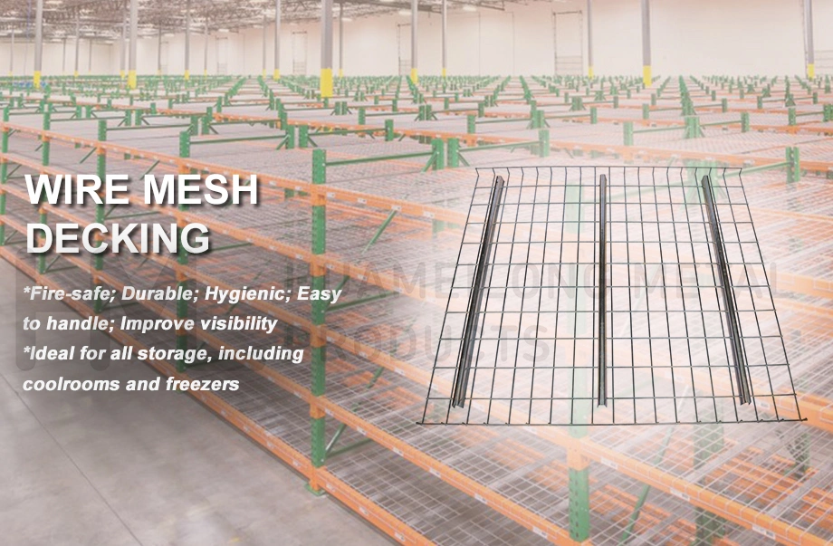 Hot Dipped Galvanized Metal Wire Mesh Decking Panel for Rack