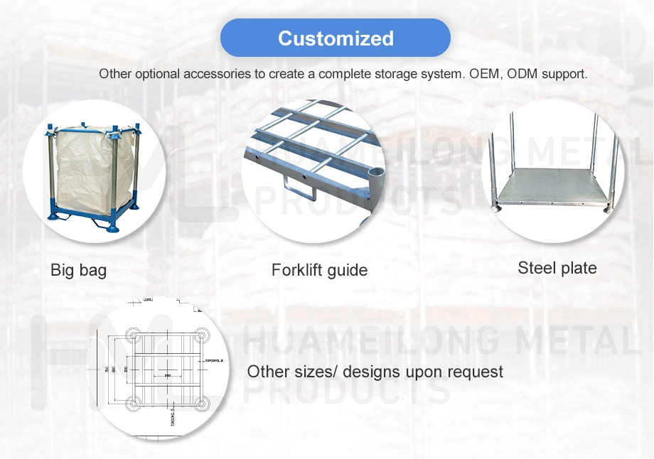 High Quality Mobile Stacking Cold Storage Steel Pipe Pallet Rack Manurack