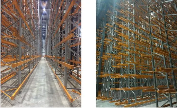 China Factory 3 Tons Heavy Duty Very Narrow Aisle Storage Stacking Rack System Steel Pallet Rack